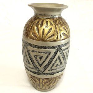CERAMIC EMBOSSED VASE